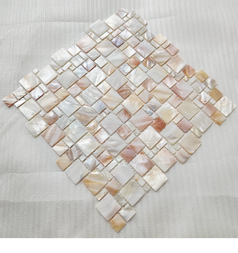 Serene Puzzle Mother of Pearl Mosaic Tile for Bathroom Kichen and Shower Wall Tile