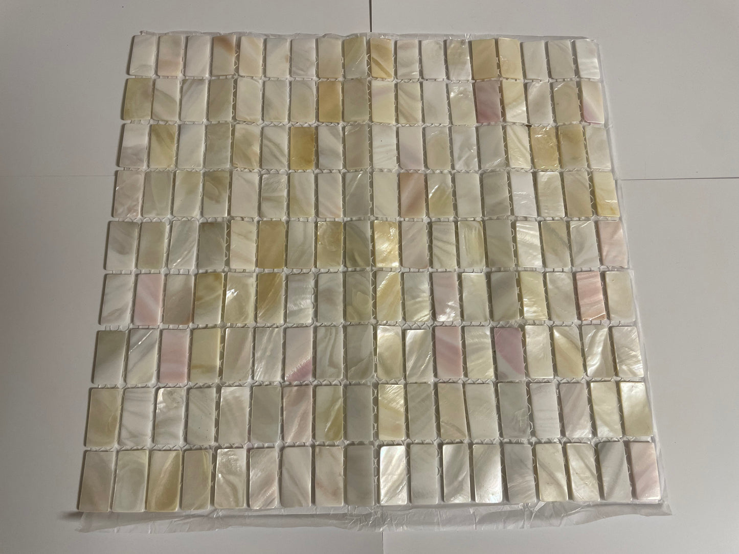 Natural Rectangular Mother of Pearl Mosaic Tile For Bathroom Kitchen Wall Shower Spa Backsplash Tile