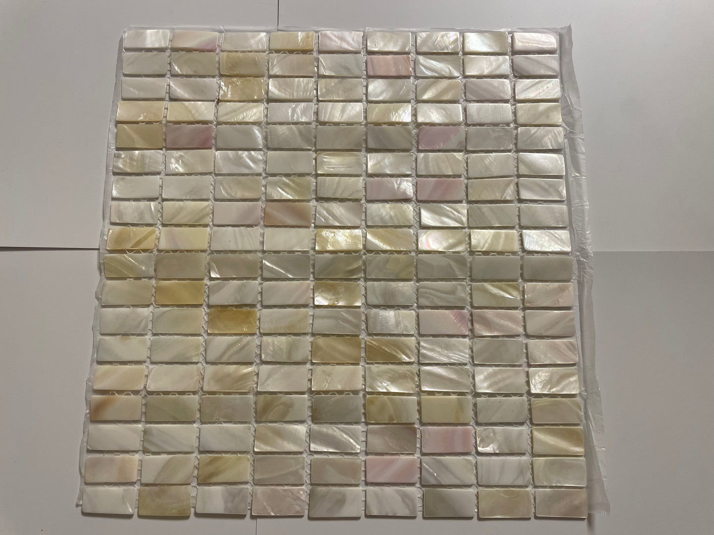 Natural Rectangular Mother of Pearl Mosaic Tile For Bathroom Kitchen Wall Shower Spa Backsplash Tile