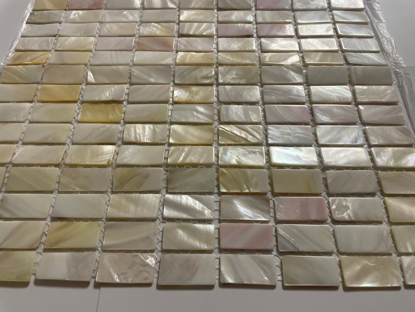Natural Rectangular Mother of Pearl Mosaic Tile For Bathroom Kitchen Wall Shower Spa Backsplash Tile