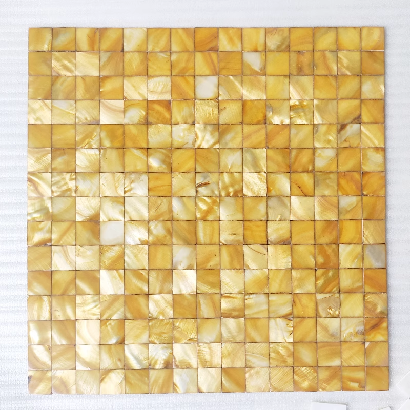Dyed Square Seamless Mother of Pearl Mosaic Tile for Bathroom Kitchen and Shower Wall Tile