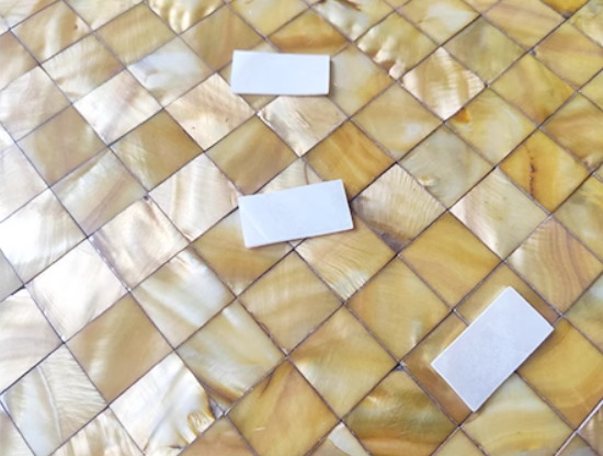 Dyed Square Seamless Mother of Pearl Mosaic Tile for Bathroom Kitchen and Shower Wall Tile