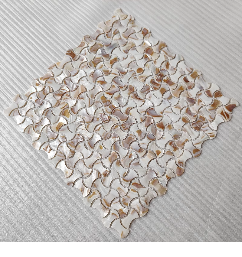 Bespoke Dapple Dumbbell Mother of Pearl Mosaic Tile for Bathroom Kitchen and Shower Wall Tile(10 Sheets)