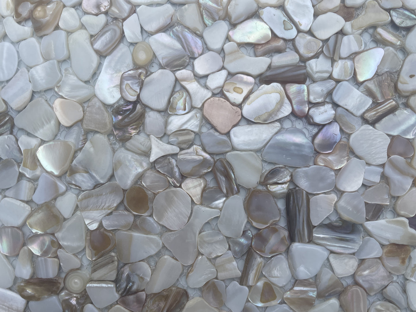 Dapple Mini Pebble Mother of Pearl Mosaic Tile for Bathroom Kitchen and Shower Wall Tile