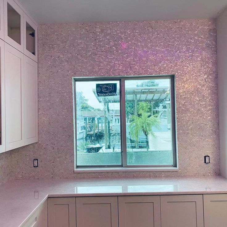White Brick Groutless Mother of Pearl Mosaic Tile for Bathroom Kitchen and Shower Wall Tile
