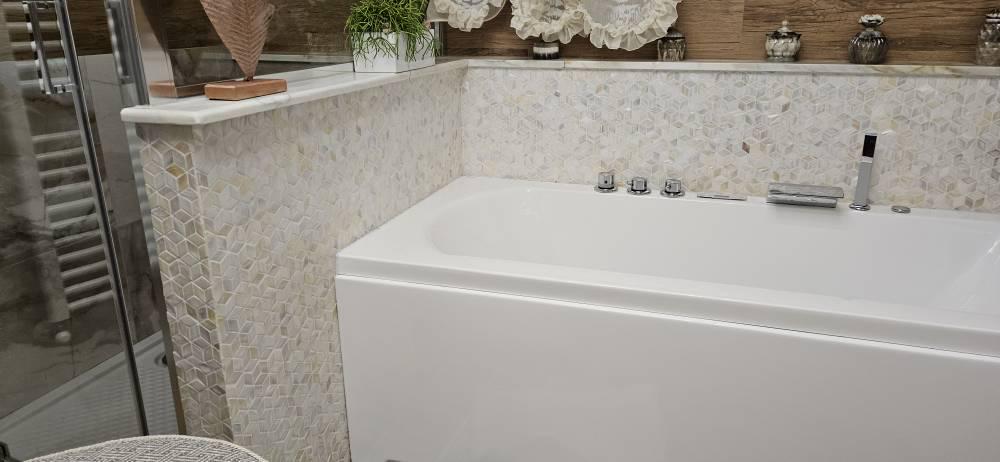 Pink Rhombus Mother of Pearl Mosaic Tile For Bathroom Kitchen Wall Spa Shower Backsplash Tile