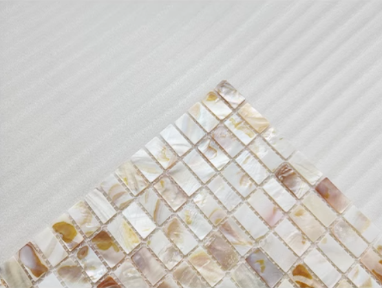 Dapple Rectangular Mother of Pearl Tile For Kitchen Bathroom and Shower Wall Backsplash Tile