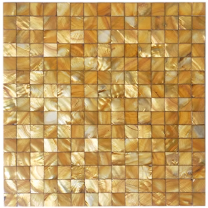 Dyed Square Seamless Mother of Pearl Mosaic Tile for Bathroom Kitchen and Shower Wall Tile