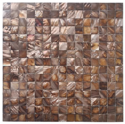 Dyed Square Groutless Mother of Pearl Mosaic Tile for Bathroom Kitchen and Shower Wall Tile