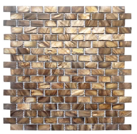 Dyed Freshwater Brick Mother of Pearl Mosaic Tile for Bathoom Kitchen and Shower Wall Tile