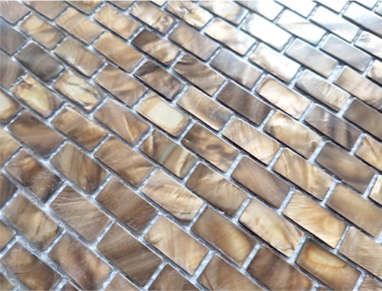 Dyed Freshwater Brick Mother of Pearl Mosaic Tile for Bathoom Kitchen and Shower Wall Tile