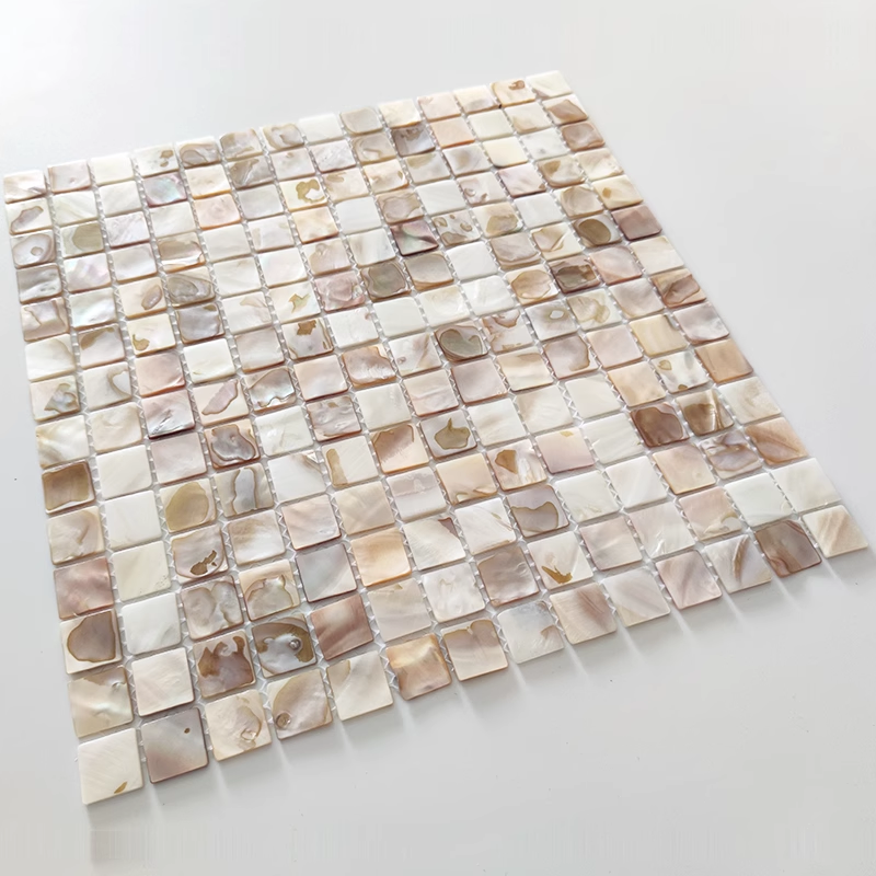 Dapple Square Mother of Pearl Mosaic Tile for Bathroom Kitchen and Shower Wall Tile