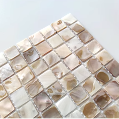 Dapple Square Mother of Pearl Mosaic Tile for Bathroom Kitchen and Shower Wall Tile