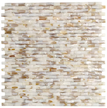 Dapple Bridge Convex Seamless Mother of Pearl Mosaic Tile for Bathroom Kitchen and Shower Wall Tile